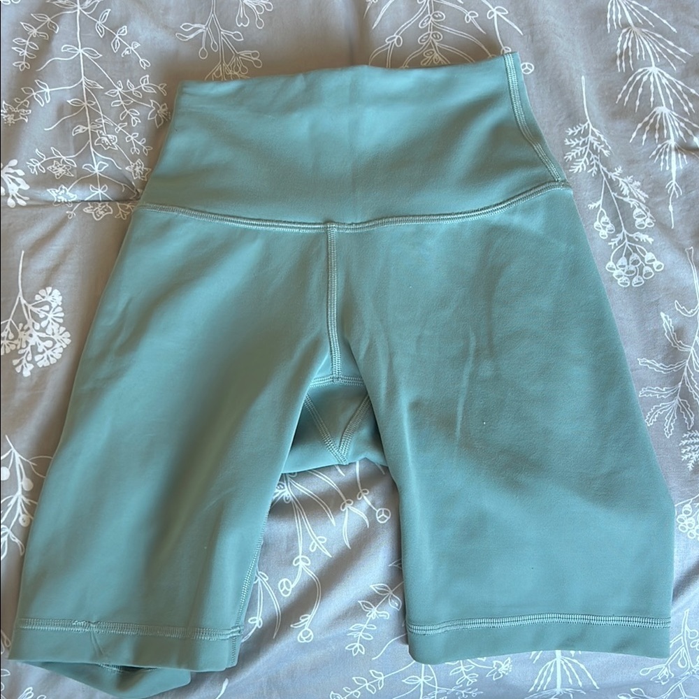Lululemon Athletica Blue Bike Shorts